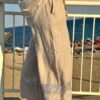 Cervino – Pantalón de Lino con Brillo y Cinturón