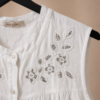 Ambrizzola - Top de Lino sin Mangas con Bordado
