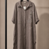 Iseo - Vestido Camisola de Lino Frescura Italiana