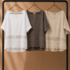 Cadini – Blusa de Lino con Brillo