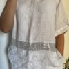 Cadini – Blusa de Lino con Brillo