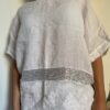 Cadini – Blusa de Lino con Brillo