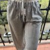 Sella - Pantalón de Lino a Rayas