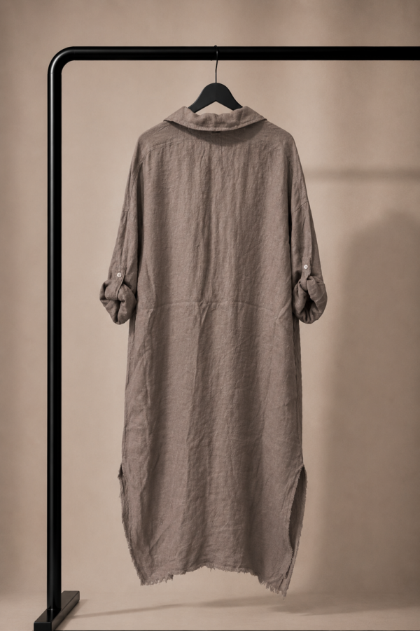Iseo - Vestido Camisola de Lino Frescura Italiana